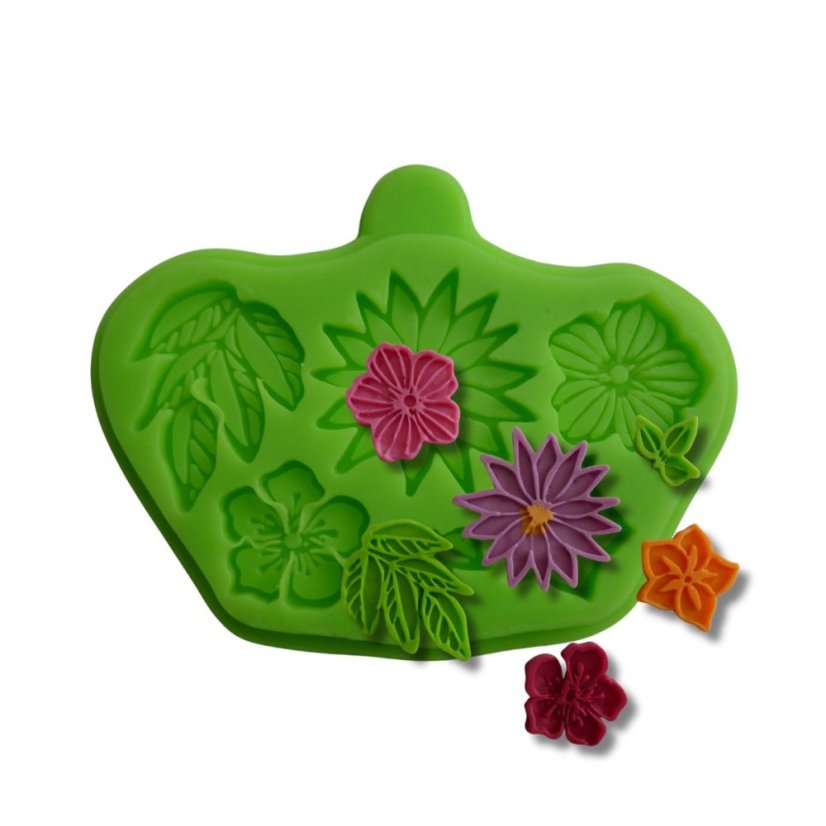 Silicone Mold Flowers Mix 1