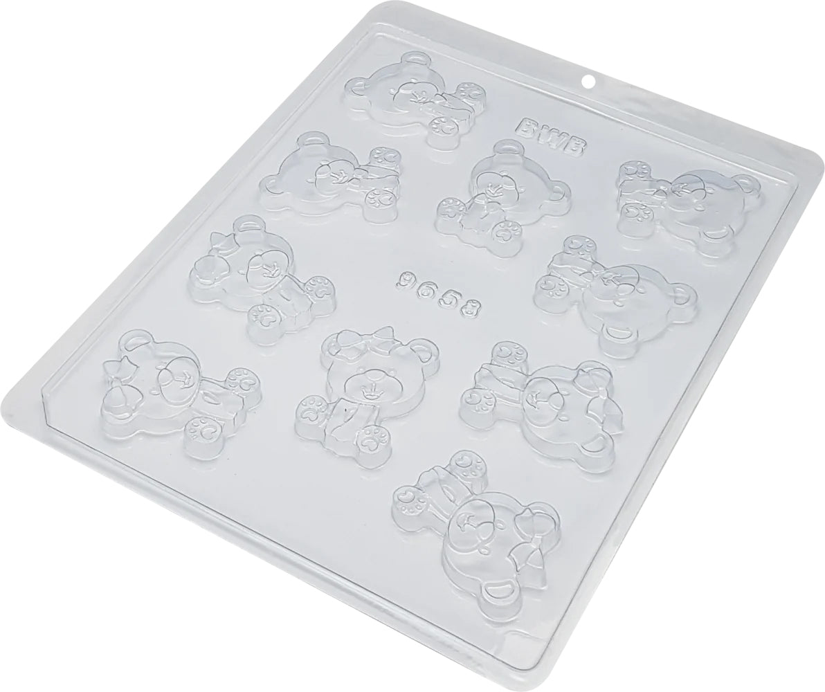 Chocolate Mold Bears: Boy and Girl