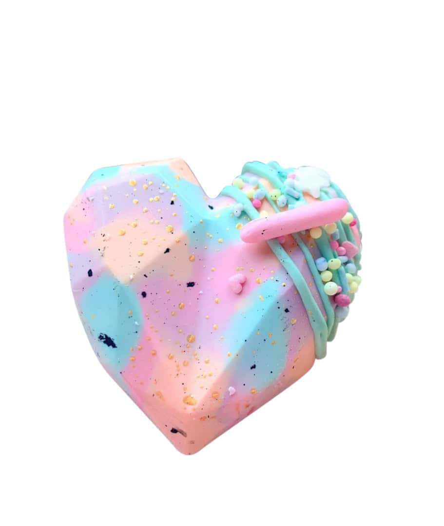 3-Part Chocolate Mold Diamond Hearts