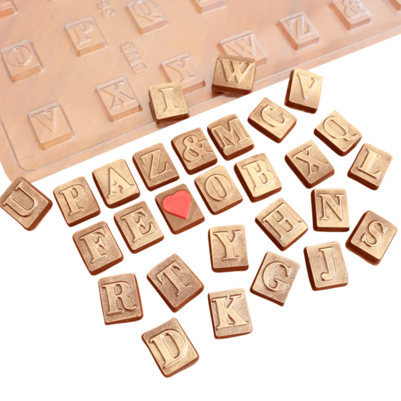 Chocolate Mold Alphabet
