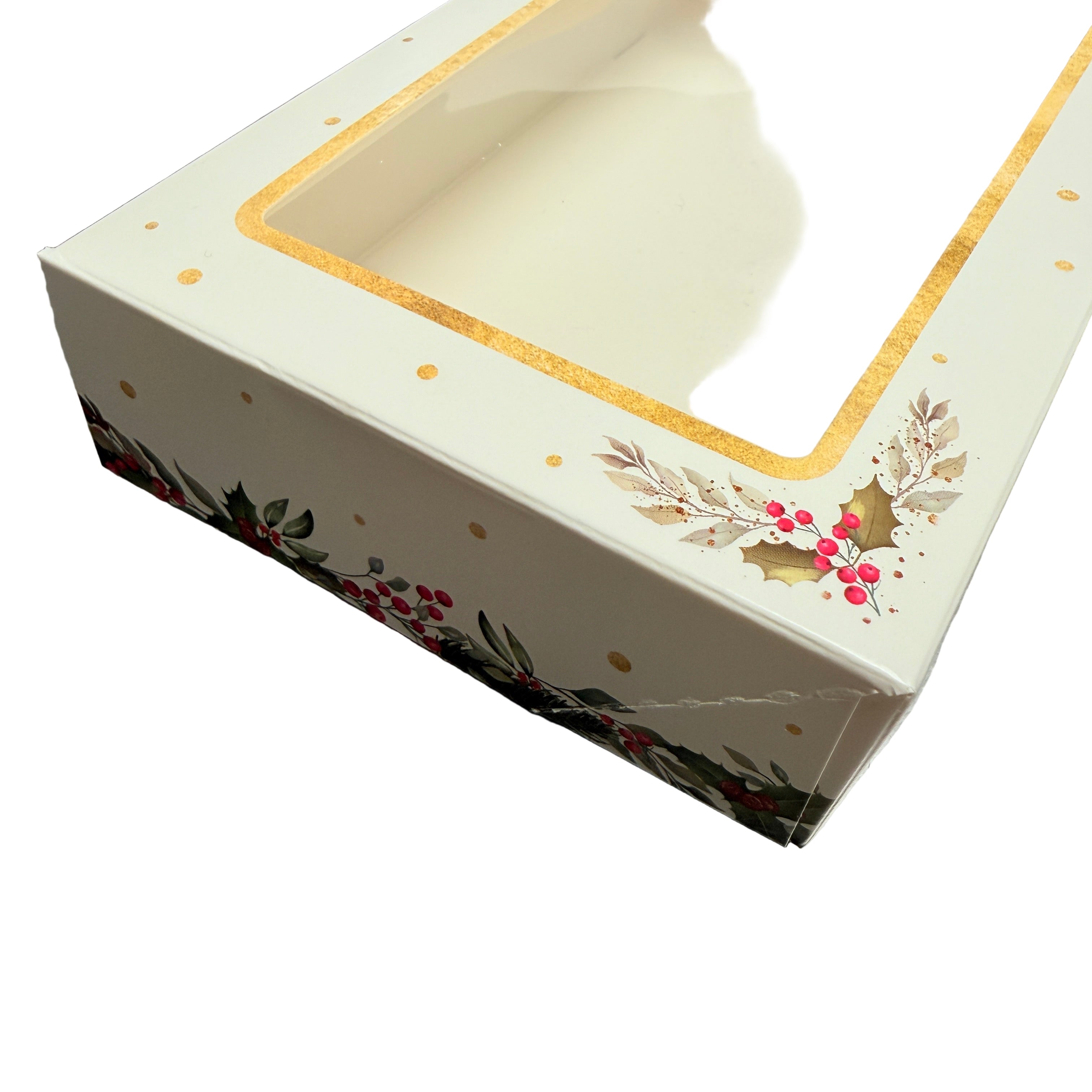 Christmas Box with Window Santa Claus