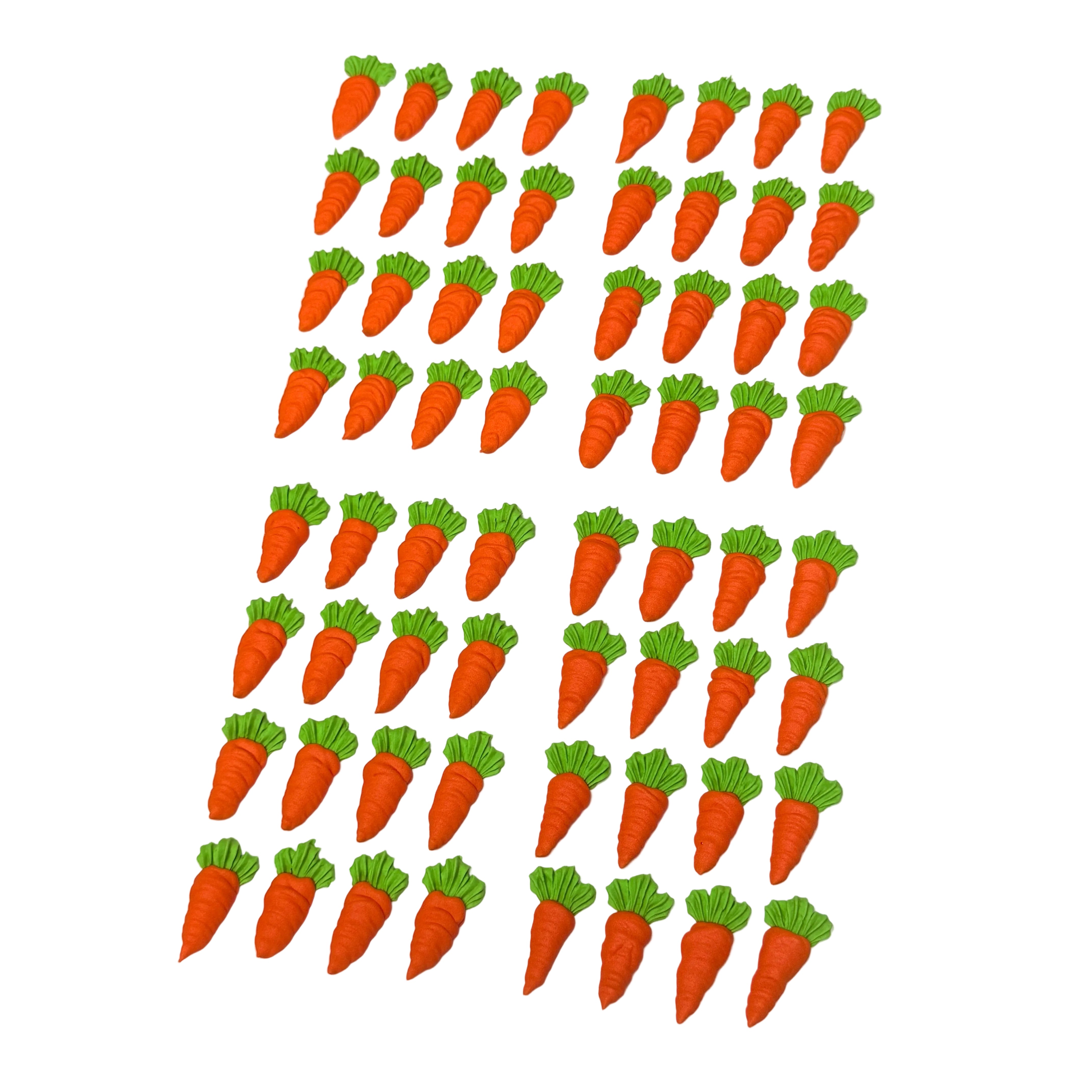 Βρώσιμα Καρότα από royal icing