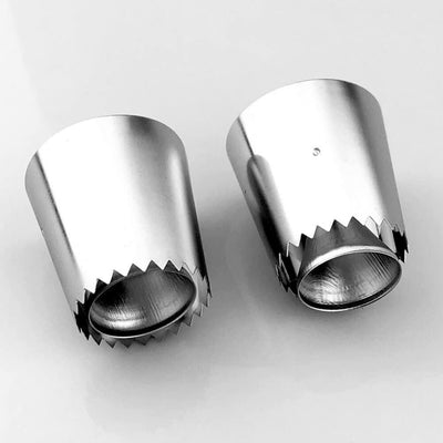 Russian Piping Tip for Rosettes, Set of 2