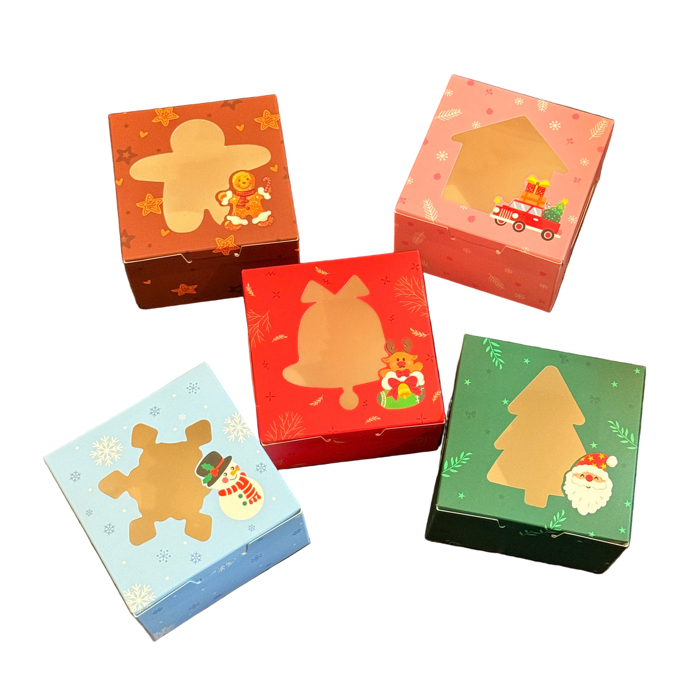 Christmas Box with Window Santa Claus