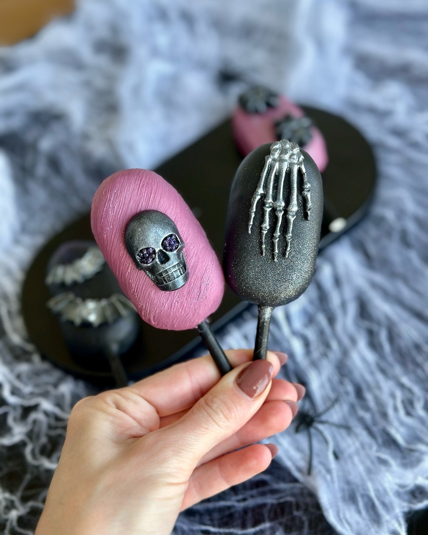 Silicone Mold 2 Skulls