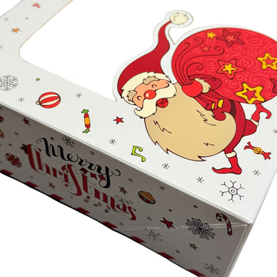 Christmas Box with Window Santa Claus