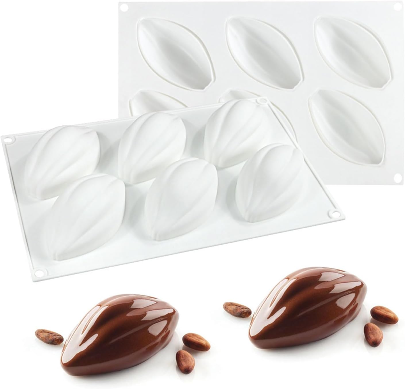 Silicone Baking Mold for 6 Donuts or Bagels
