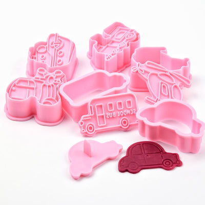 Cutters with Stamp "Vehicles" Set of 6 pcs.