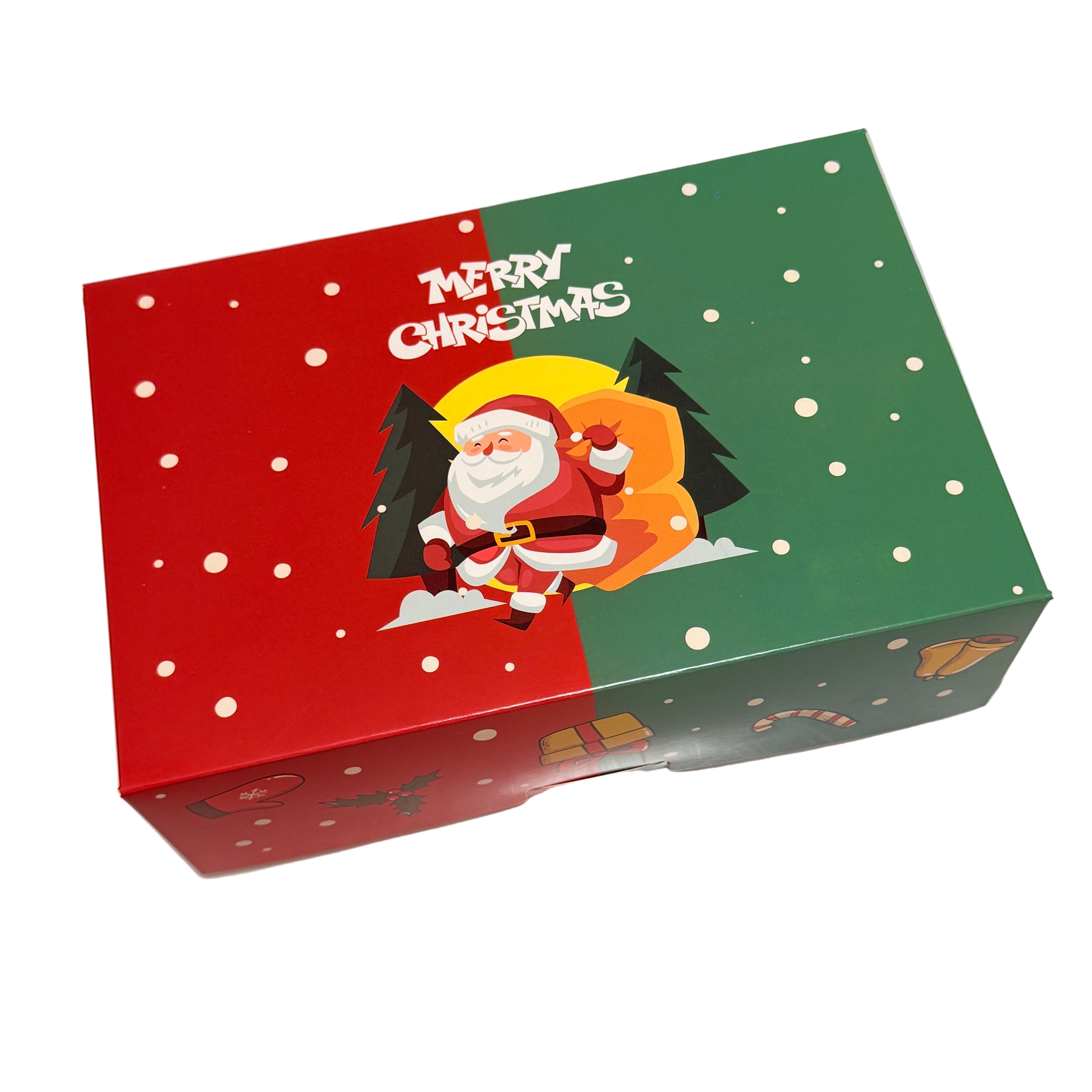 Christmas Box with Window Santa Claus