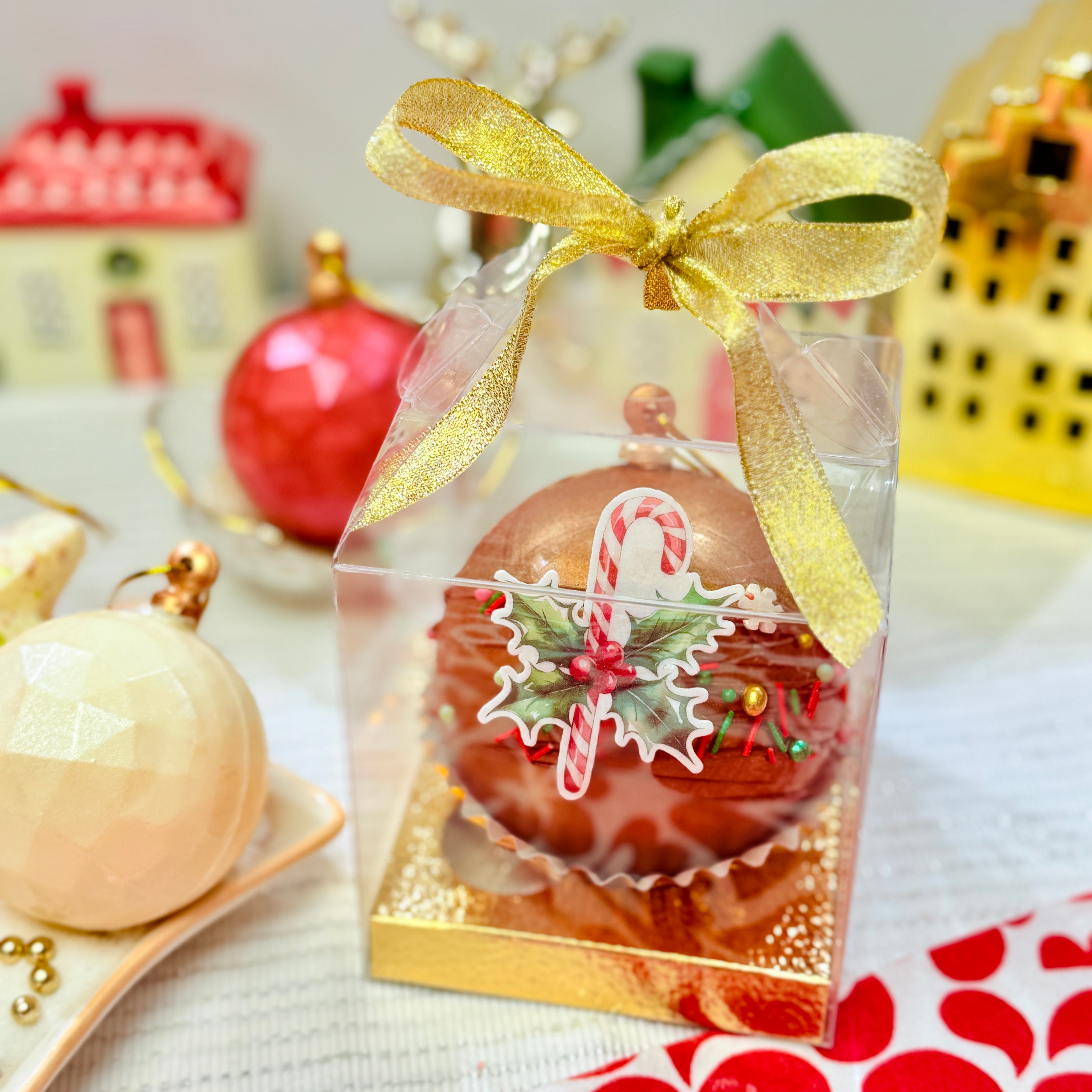 3-Part Chocolate Mold Sphere 8 cm