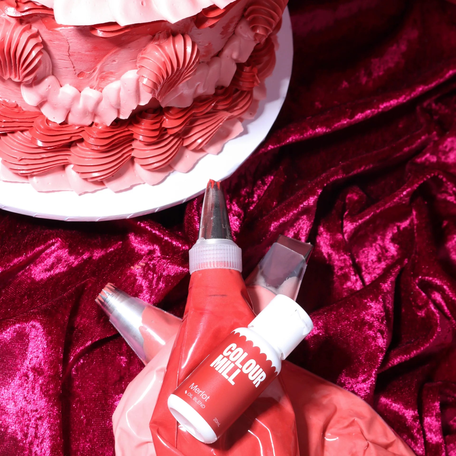 Red Oil-Based Colour Mill Paste 20 ml