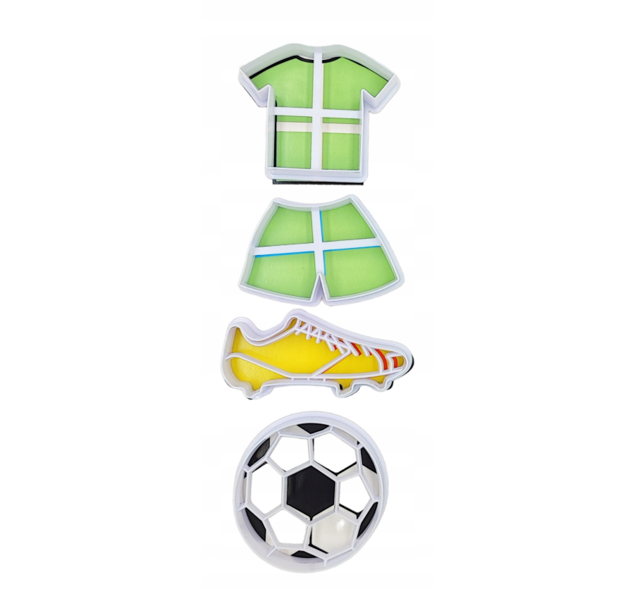 Football Cookie Cutters Set, 4 pcs.