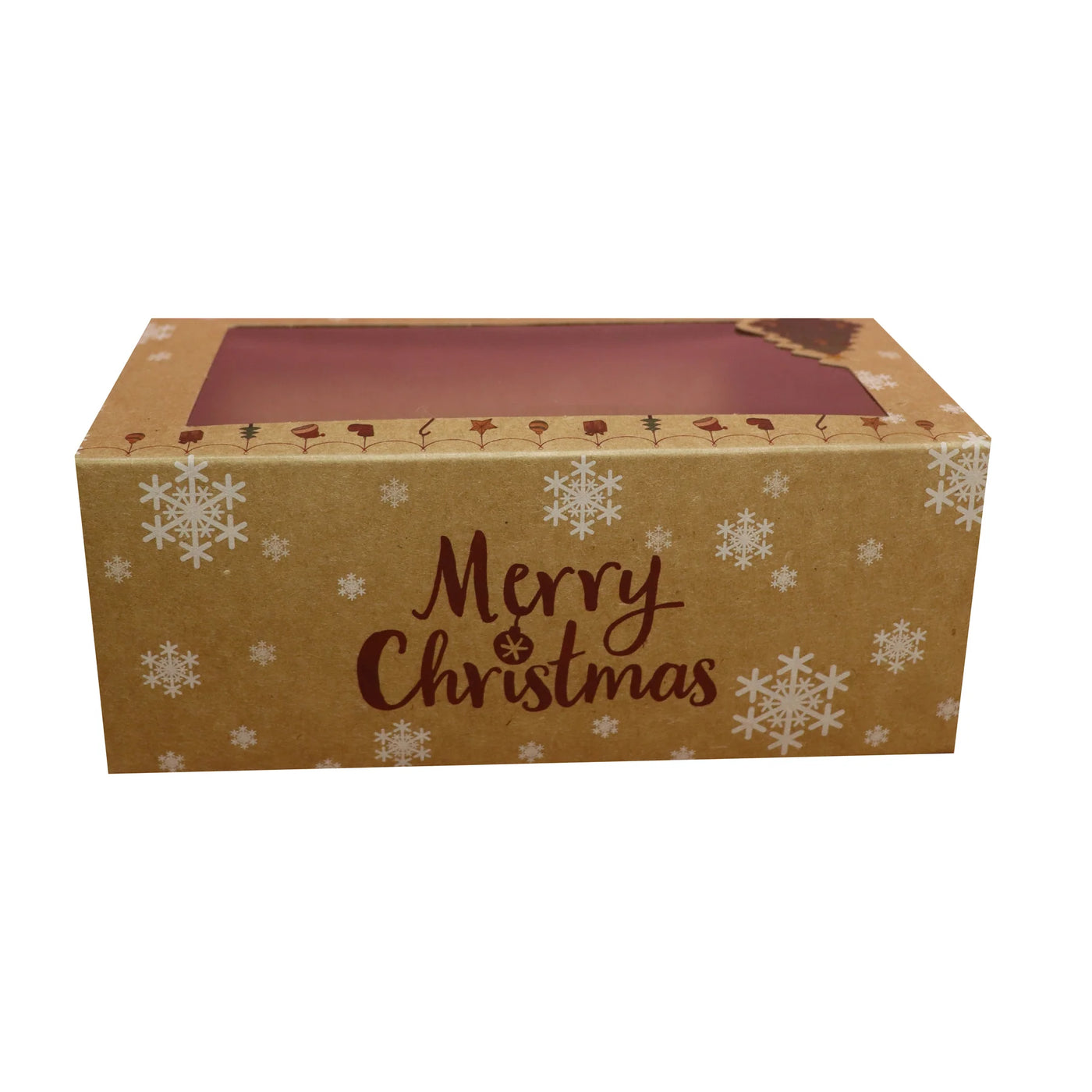 Christmas Box with Window Santa Claus