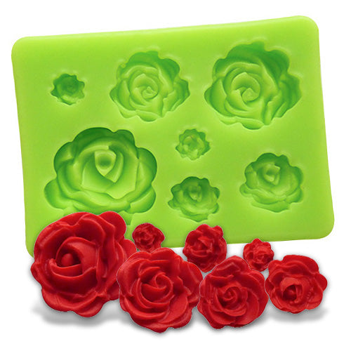 Silicone Mold 5 Roses