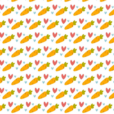 Printed sheet for meringues "Sweet carrots".
