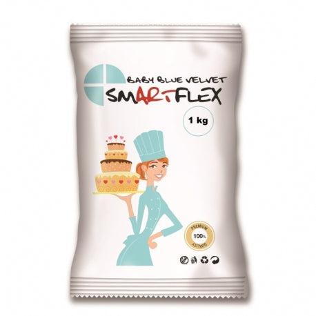 Γαλάζια ζαχαρόπαστα SmartFlex Velvet 1 kg. - Formix - Lenka Sweet Dreams