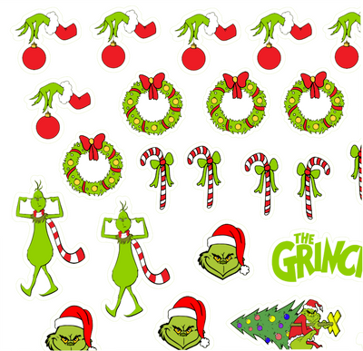 Edible Wafer Paper Mini Gold Bows, Set of 100 pcs.