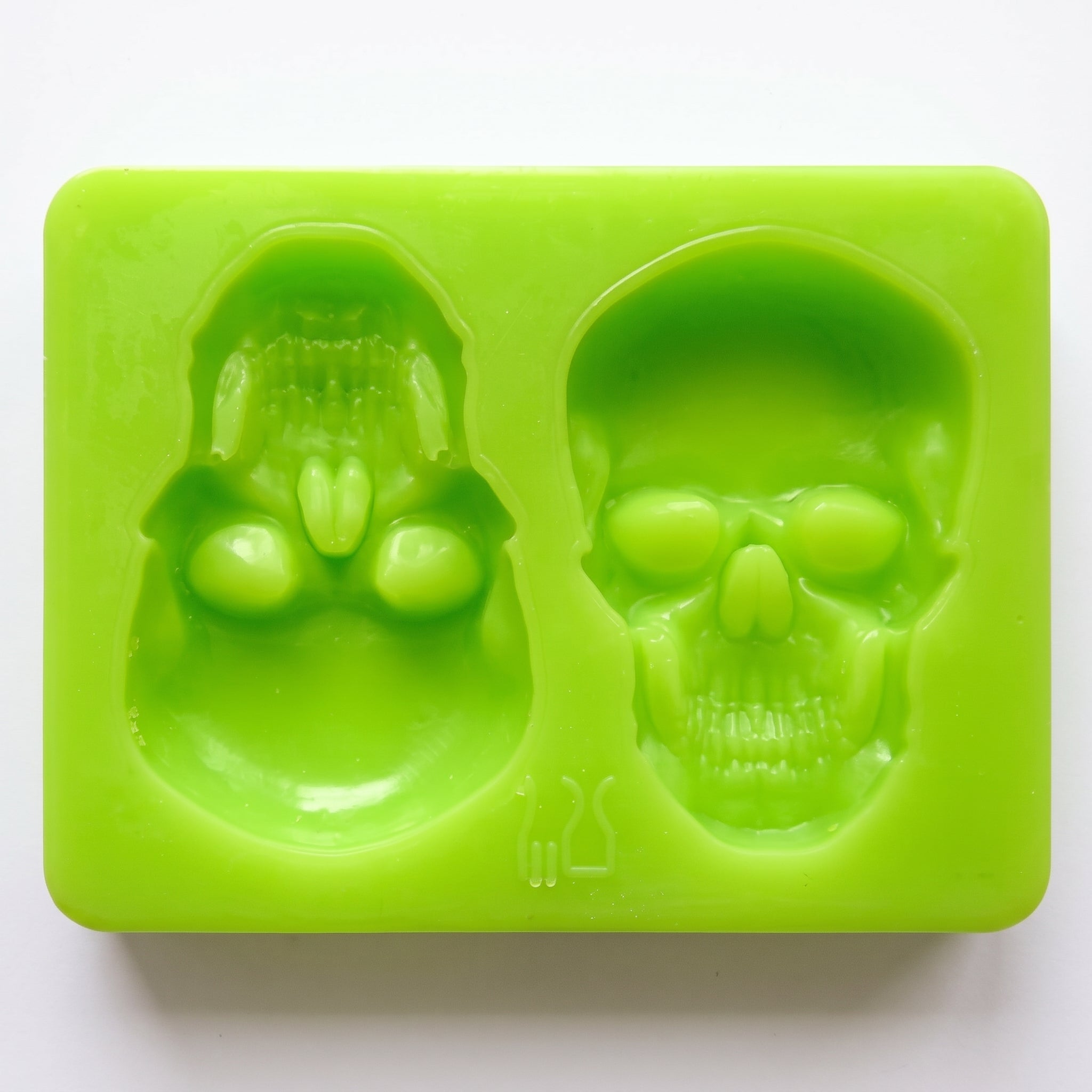 Silicone Mold 2 Skulls