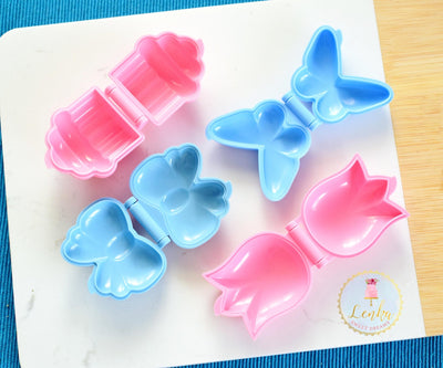 Καλούπια Cake Pops 2. (Σετ 4 τεμ) - Πεταλούδα, Τουλίπα, Cupcake, Φιόγκος - Lenka Sweet Dreams - Lenka Sweet Dreams