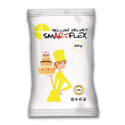 Κίτρινη ζαχαρόπαστα SmartFlex Velvet 250 γρ. - Formix - Lenka Sweet Dreams