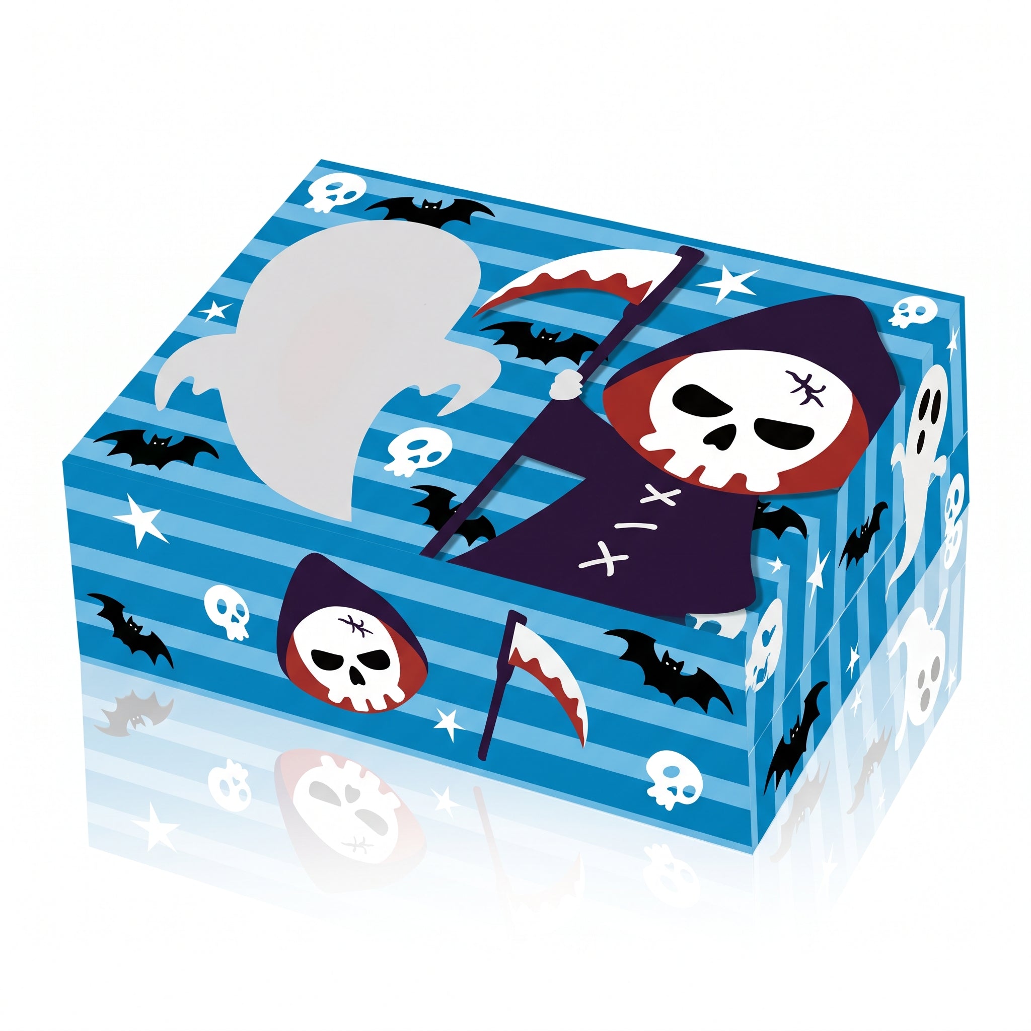 Christmas Box with Window Santa Claus