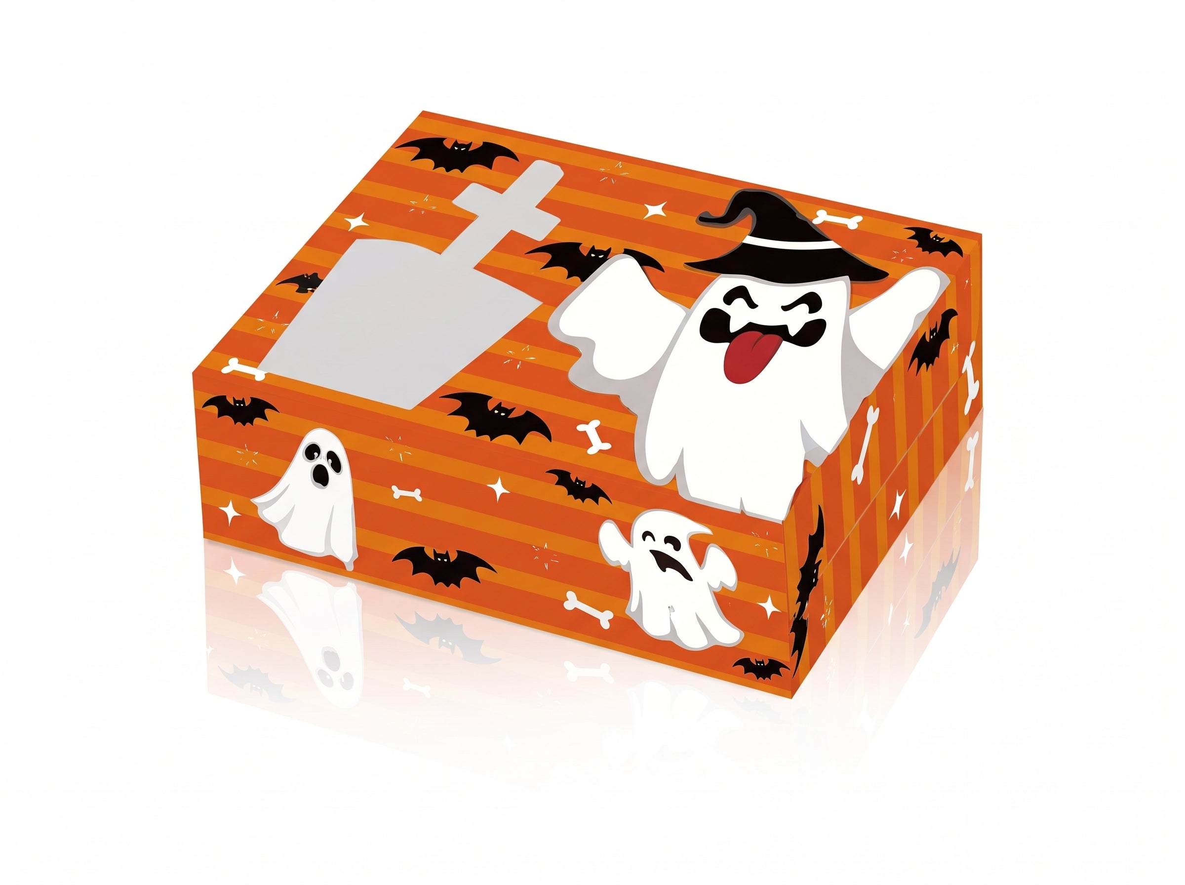 Christmas Box with Window Santa Claus