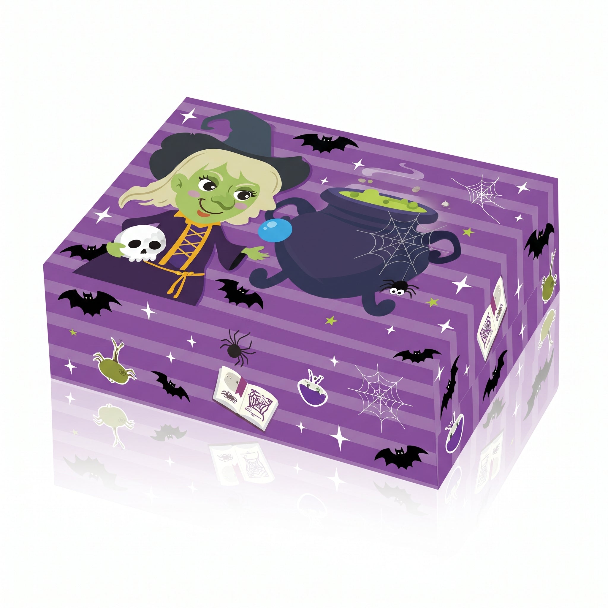 Christmas Box with Window Santa Claus