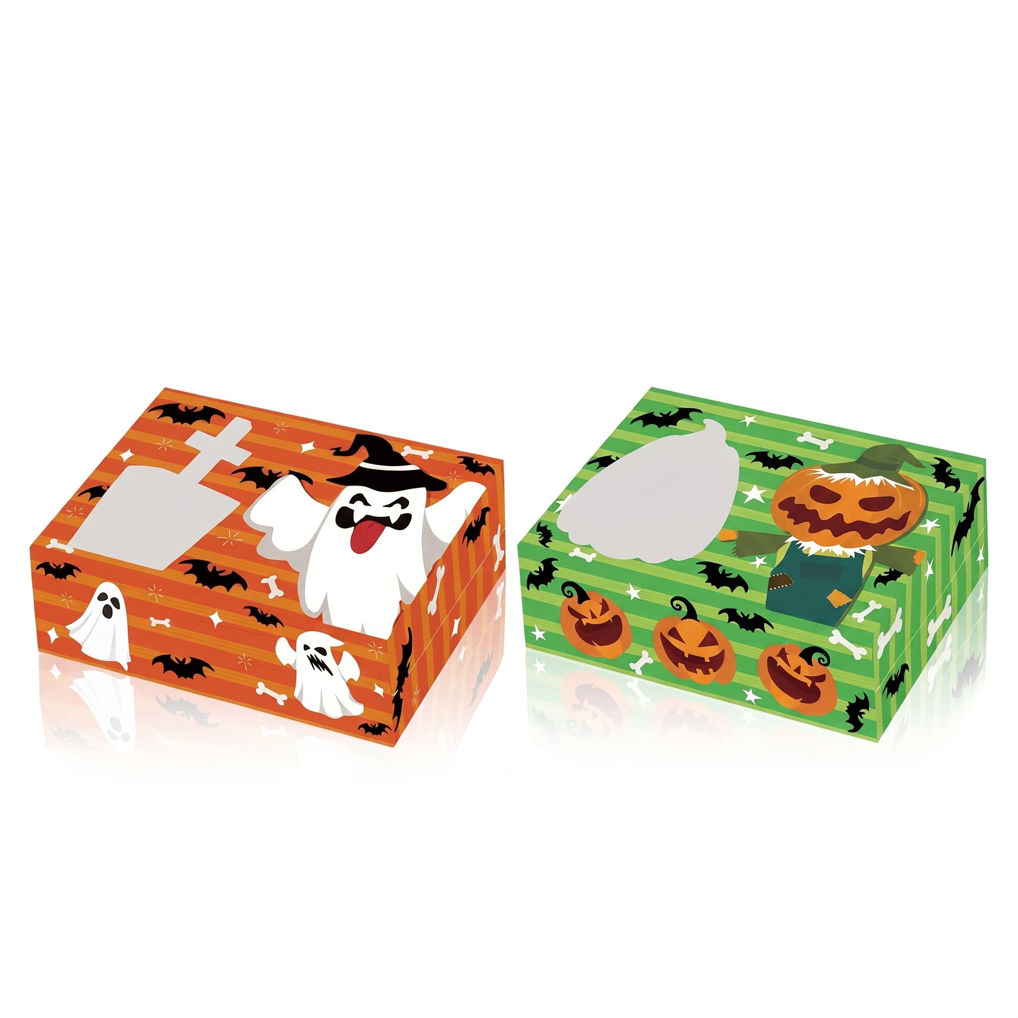 Christmas Box with Window Santa Claus