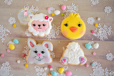 Κουπάτ πασχαλινά ζωάκια σετ 4x τεμάχια. - Made by Lenka Sweet Dreams - Lenka Sweet Dreams