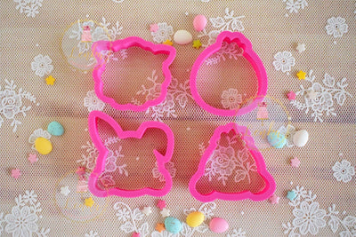 Κουπάτ πασχαλινά ζωάκια σετ 4x τεμάχια. - Made by Lenka Sweet Dreams - Lenka Sweet Dreams