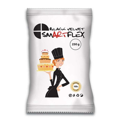 Μαύρη ζαχαρόπαστα SmartFlex Velvet 250 γρ. - Formix - Lenka Sweet Dreams