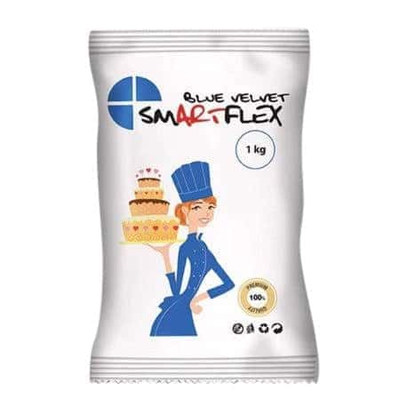 Μπλε ζαχαρόπαστα SmartFlex Velvet 1 kg. - Formix - Lenka Sweet Dreams