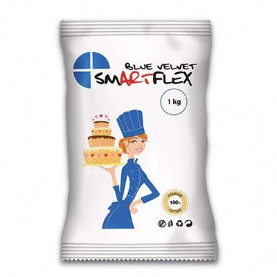 Μπλε ζαχαρόπαστα SmartFlex Velvet 1 kg. - Formix - Lenka Sweet Dreams