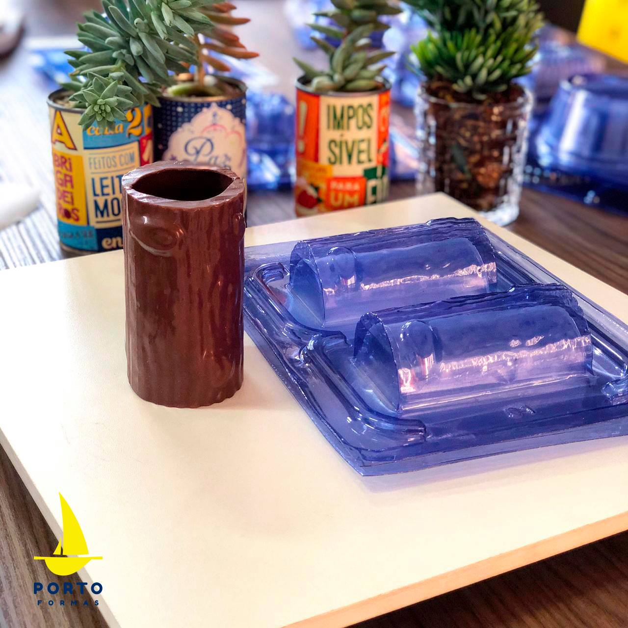 SPECIAL καλούπι σοκολάτας Κορμός δέντρου - Porto Formas - Lenka Sweet Dreams