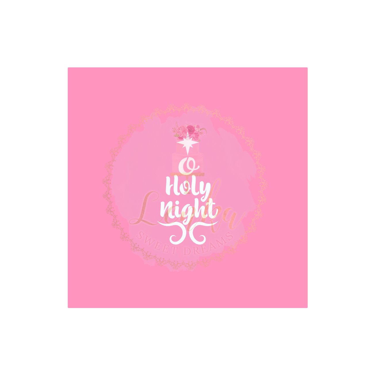 Στένσιλ O holy night.. - Made by Lenka Sweet Dreams - Lenka Sweet Dreams