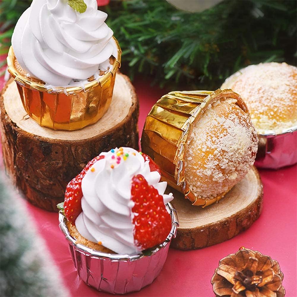 Θήκες ψησίματος για cupcakes σε χρυσό και ροζ 50 τεμ. - Lenka Sweet Dreams - Lenka Sweet Dreams