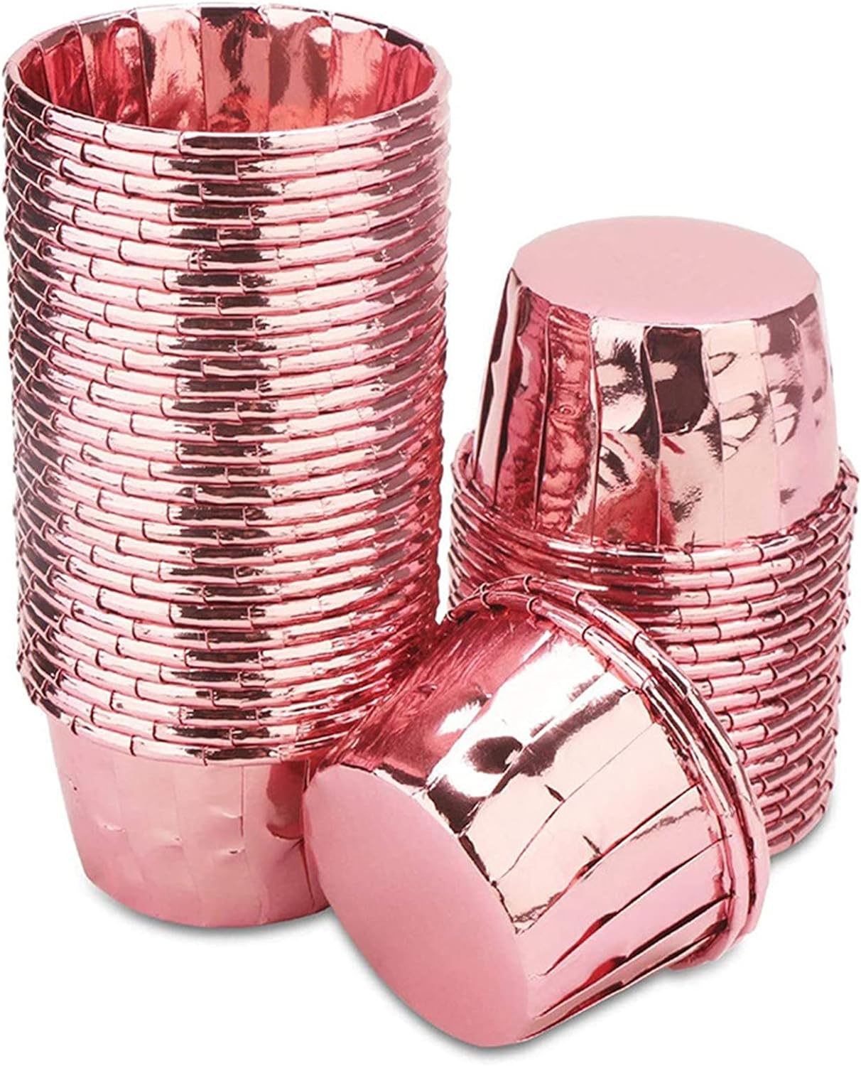 Θήκες ψησίματος για cupcakes σε χρυσό και ροζ 50 τεμ. - Lenka Sweet Dreams - Lenka Sweet Dreams