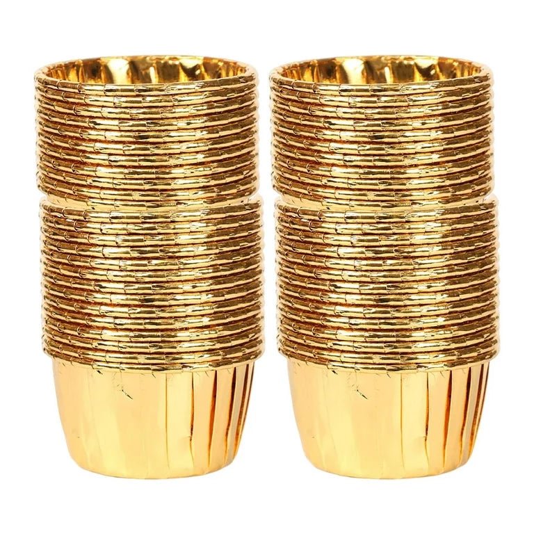 Θήκες ψησίματος για cupcakes σε χρυσό και ροζ 50 τεμ. - Lenka Sweet Dreams - Lenka Sweet Dreams