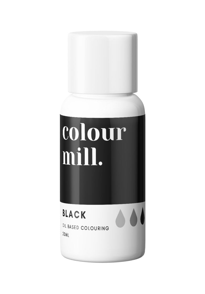 Χρώμα Πάστας Black oil based Colour Mill 20 ml - Colour Mill - Lenka Sweet Dreams