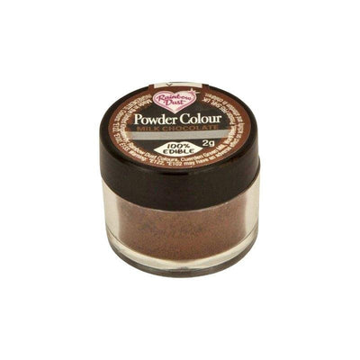 Χρώμα σε σκόνη Milk chocolate Rainbow dust 2 γρ. - Rainbow Dust - Lenka Sweet Dreams